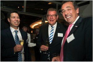 Dr.GyulaMeleghy, CEO, Meleghy Automotive (left) Arndt Günter Kirchhoff, Chairman of the Board, KIRCHHOFF Automotive (middle) and Helmut Kluger, Managing Director, Automobilwoche