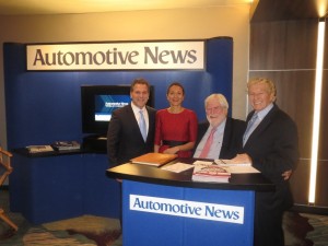 rom left to right: LIASE Group MD Americas and Board Member John Bukowicz; LIASE Group Asia MD and Board Member Vanessa Moriel; Automotive News Editor-in-Chief Keith Crain; and, and LIASE Non-Executive Board Member Vic Doolan. LIASE Group was proud to sponsor this year’s Automotive News World Congress. 