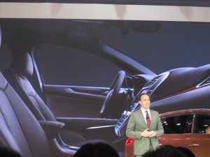 Lincoln China President Robert Parker standing in front of the Lincoln MKX. China is on track to become Lincoln’s biggest market worldwide. 