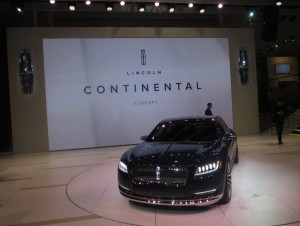 The New Lincoln Continental Concept Car. 