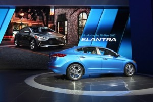 Hyundai unveiled the 6th generation Elantra at the show. The reworked model uses high-end steel to lower its weight, overhauled the suspension to improve performance and reduced noise in the cabin through various means.