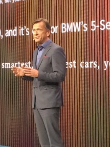 Volvo Cars Corporation CEO Hakan Samuelsson at the Detroit Auto Show. Volvo unveiled the new S90 that will compete with Mercedes’s E-Class and BMW’s 5 series.
