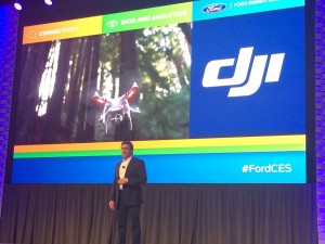 Ford also announced it is investing in technology to launch droned from its vehicles. The applications that were cited were for first responders in disaster zones, but its uses could eventually be expanded.