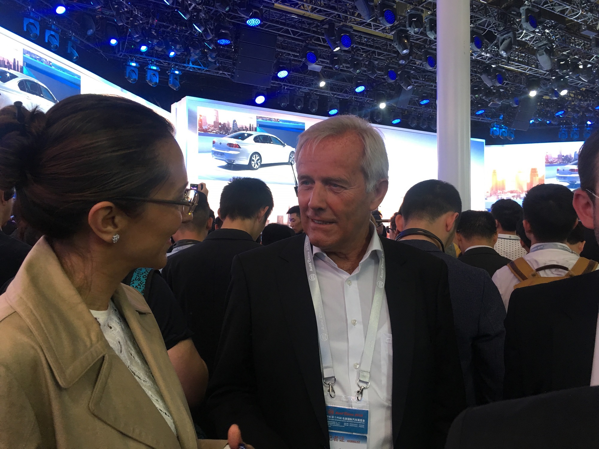 LIASE Group Managing Director Asia speaks with Brose-SEW CEO Wolfgang Sczygiol.