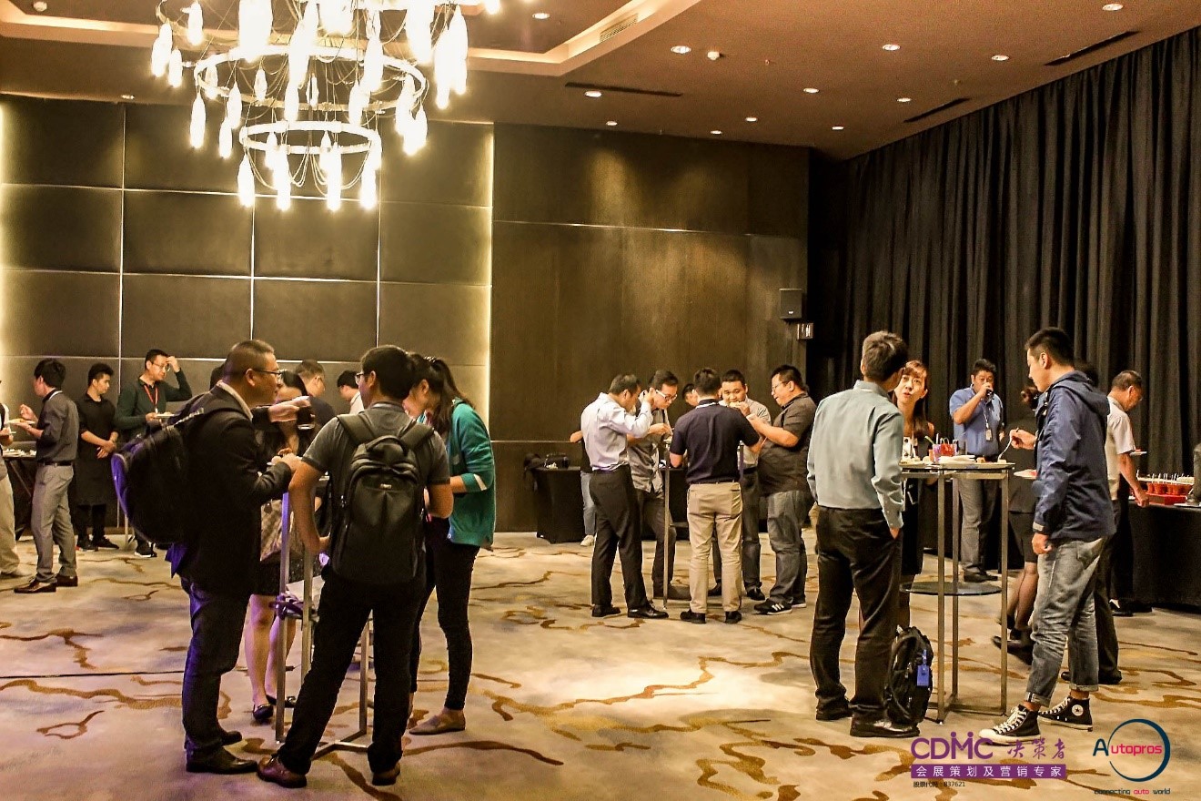 The 2-day event included a cocktail reception for intelligent vehicle professionals. 