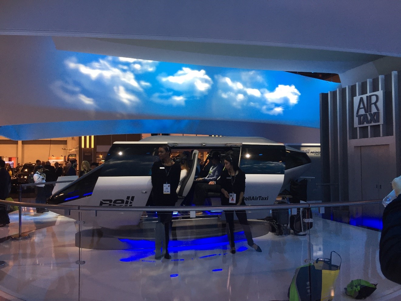 Bell helicopter made headlines with its electric flying taxi. The cabin of the helicopter was on display for all to see and the helicopter maker plans to unveil the full model at a later date. Bell wants to make helicopter travel a more affordable proposition that’s available to everyone. 