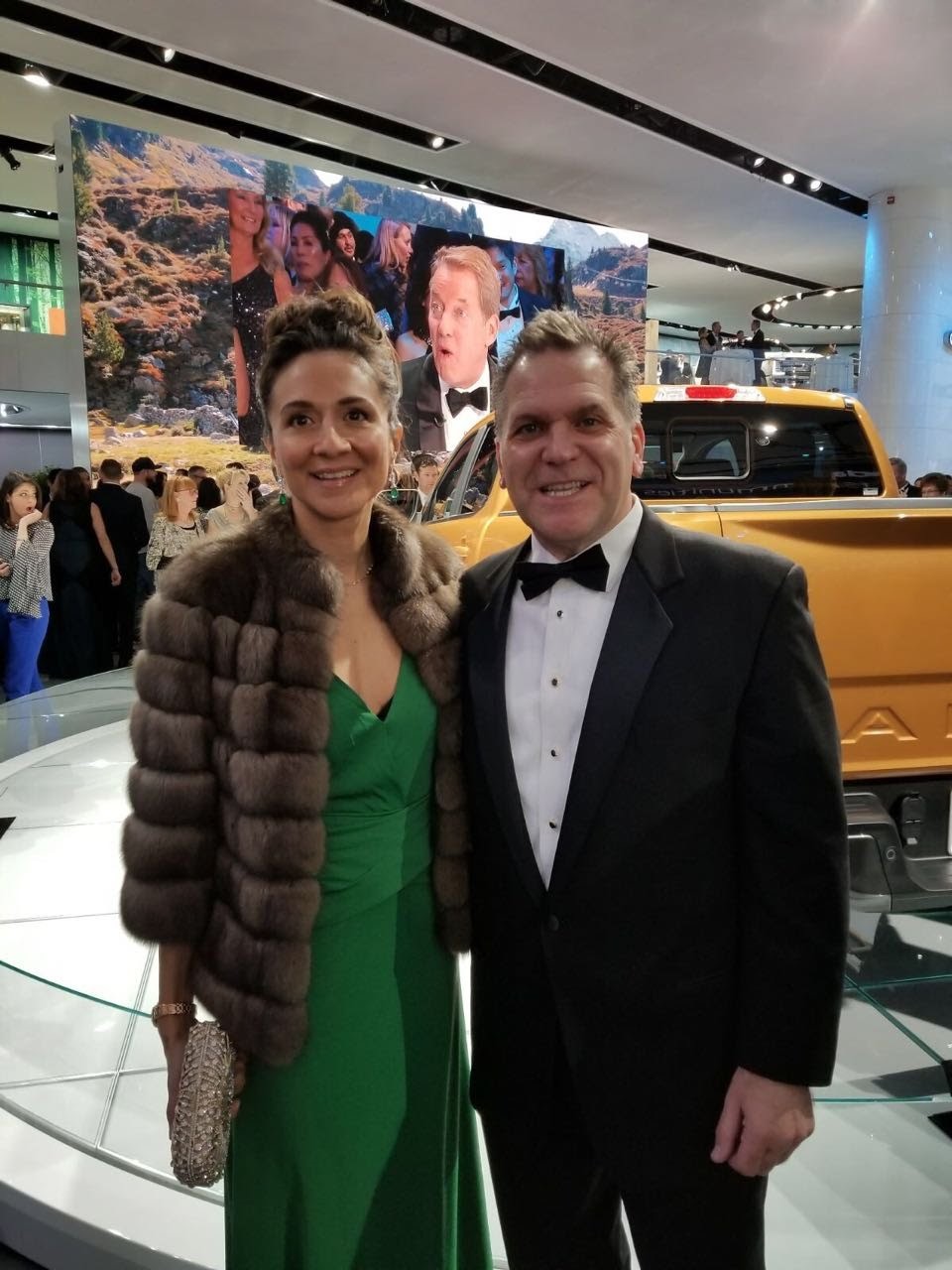 Vanessa Moriel, Managing Director Asia Pacific, LIASE Group and John Bukowicz, Managing Director Americas, LIASE Group at the new Ford Ranger’s booth.