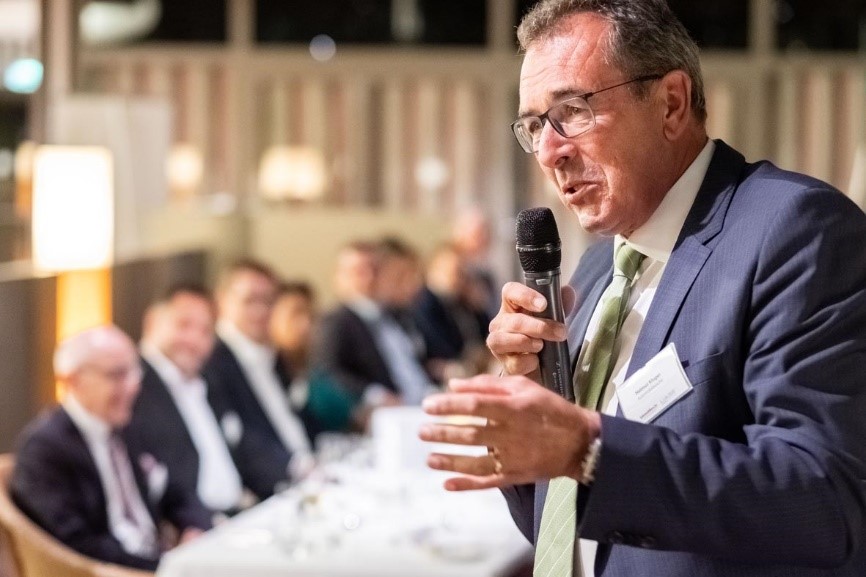 Speech from Helmut Kluger (Automobilwoche), the host of the VIP dinner