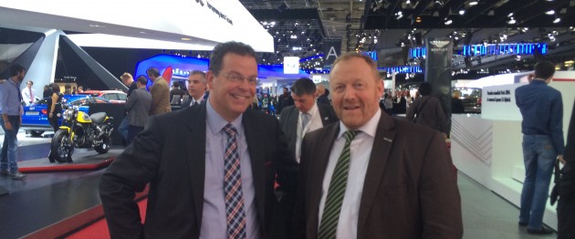 Wolfgang Doell, LIASE Group President, and Harald Bohn, Senior VP Automotive  - Tom Tom