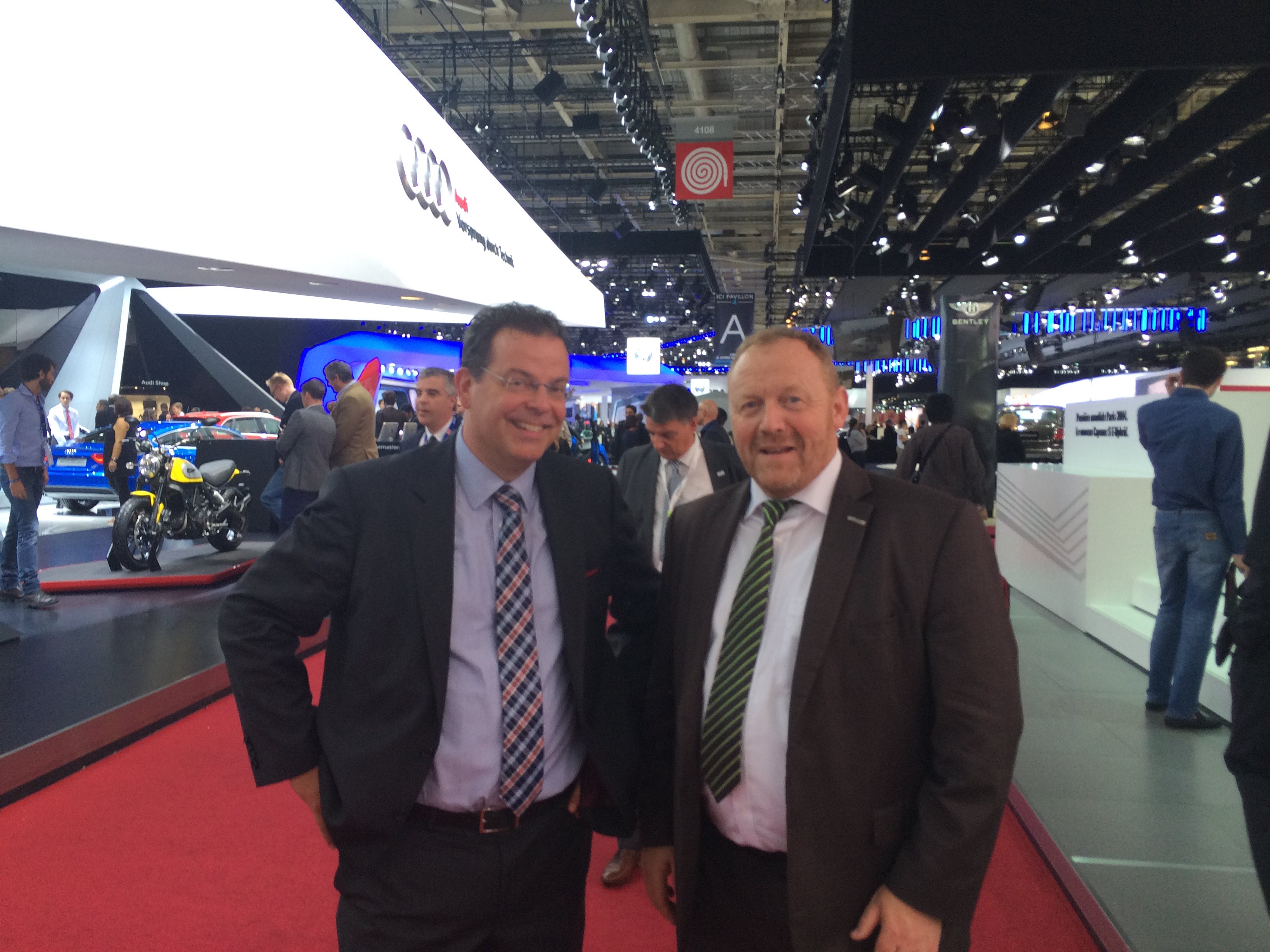 Wolfgang Doell, LIASE Group President, and Harald Bohn, Senior VP Automotive  - Tom Tom